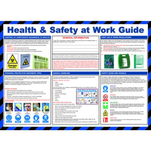 Health & Safety At Work Guide Poster (POS13217)
